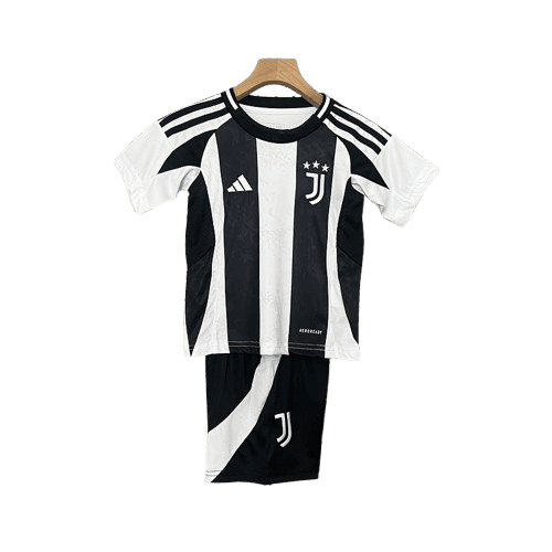 Conjunto Infantil Juventus l 2024/25 Listrado - Modelo Torcedor