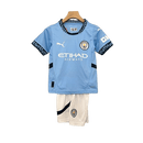 Conjunto Infantil Manchester City l 2024/25 Azul