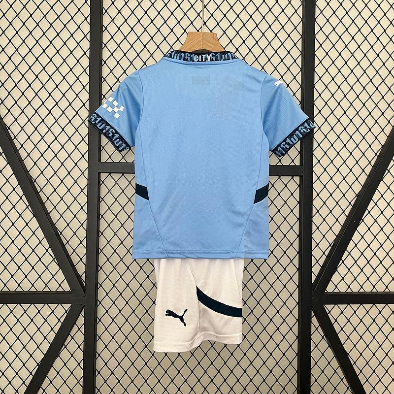 Conjunto Infantil Manchester City l 2024/25 Azul