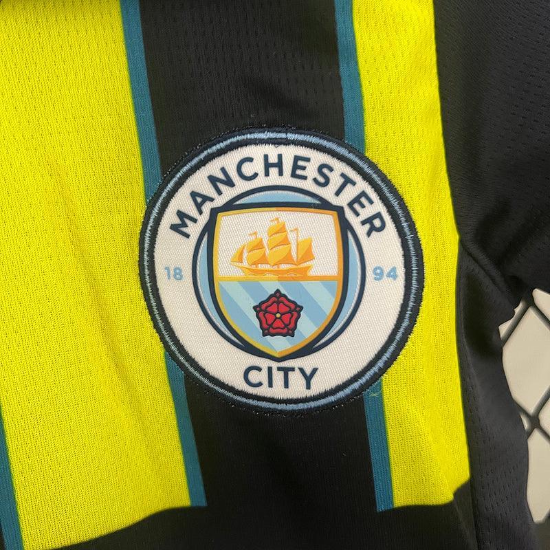 Conjunto Infantil Manchester City ll 2024/25 Listrado