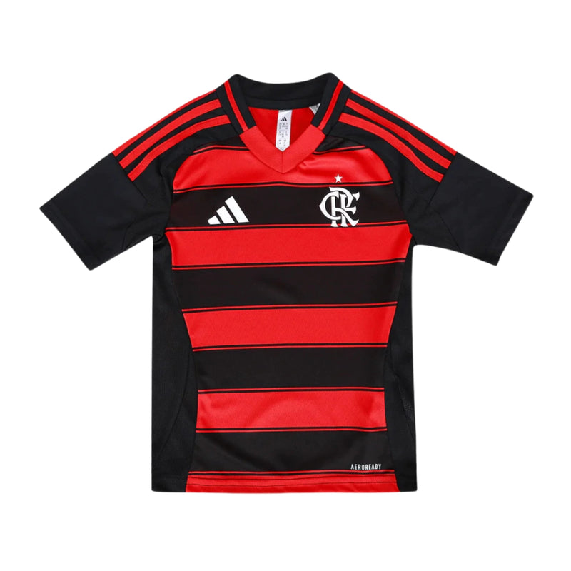 Conjunto Infantil Mengão I 25/26 Torcedor Rubrunegro