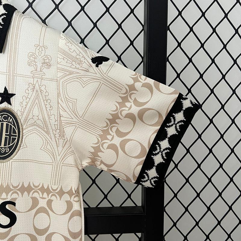 Conjunto Infantil Milan lV 2023/24 Branco