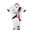 Conjunto Infantil PSG ll 2024/25 Branco - Modelo Torcedor