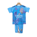 Conjunto Infantil Real Madrid Goleiro 2024/25 Azul