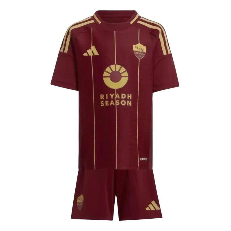 Conjunto Infantil Roma I 24/25 Torcedor Vinho