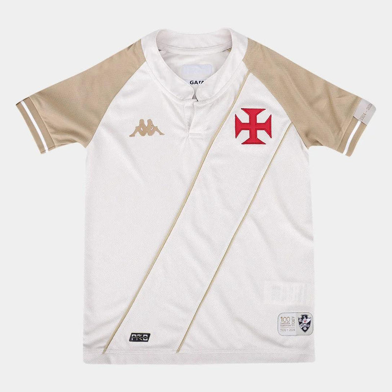 Conjunto Infantil Vasco lll 2024/25 Torcedor Bege