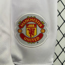 Conjunto Retrô Infantil Manchester United l 2007/08 Torcedor Vermelho
