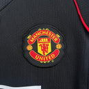 Conjunto Retrô Infantil Manchester United ll 2007/08 Torcedor Preto