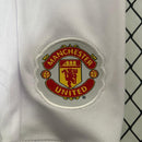 Conjunto Retrô Infantil Manchester United ll 2007/08 Torcedor Preto