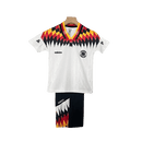 Conjunto Retrô Infantil Seleção Alemanha l 1994 Branco Modelo Torcedor