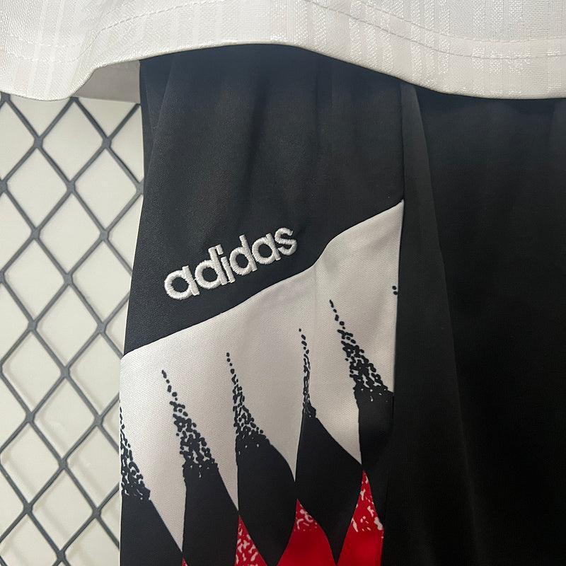 Conjunto Retrô Infantil Seleção Alemanha l 1994 Branco Modelo Torcedor