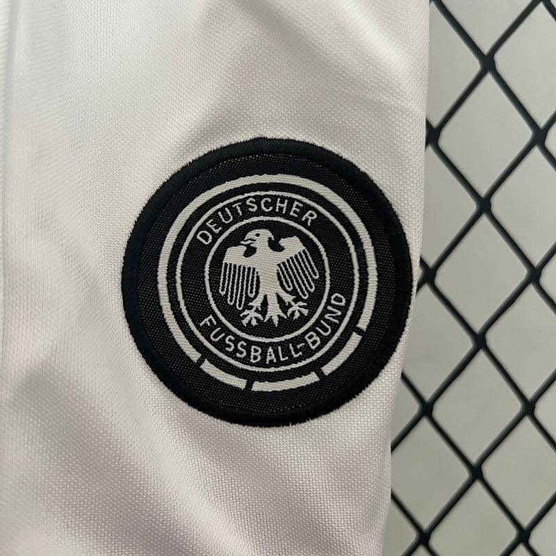 Conjunto Retrô Infantil Seleção Alemanha l 2014 Branco Modelo Torcedor