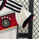 Conjunto Retrô Infantil Seleção Alemanha l 2014 Branco Modelo Torcedor