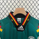 Conjunto Retrô Infantil Seleção Alemanha ll 1992 Torcedor Verde