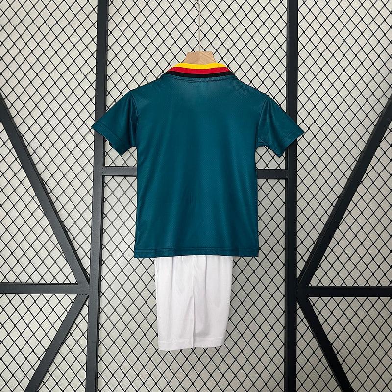 Conjunto Retrô Infantil Seleção Alemanha ll 1994 Torcedor Azul