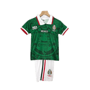 Conjunto Retrô Infantil Seleção México l 1998 Torcedor Verde
