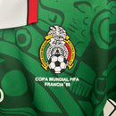 Conjunto Retrô Infantil Seleção México l 1998 Torcedor Verde