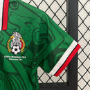 Conjunto Retrô Infantil Seleção México l 1998 Torcedor Verde