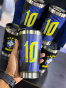 Copo Térmico Brasil Azul, Copo Térmico, Copo Térmico Stanley, Copo Stanley, Copo de aço inox, Copo Azul, Copo da Seleção, Copo da Seleção Brasileira Azul, Copo da Copa do mundo, Copo da Copa