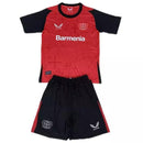 Kit Infantil Bayer Leverkusen 2024/25 Torcedor Vermelho