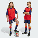 Kit Infantil Espanha 2026/27 I Vermelho, roupa de torcedor para crianças, uniforme Espanha 2026, conjunto vermelho Seleção Espanha, presente para fã de futebol, moda infantil torcedor, vestuário infantil Seleção Espanha, conjunto de futebol para meninos, uniforme de torcedor vermelho, roupas de time para crianças, coleção 2026 Seleção Espanha, conjunto esportivo infantil, presente de aniversário futebol, acessórios para fãs de futebol, compra online conjunto infantil Espanha