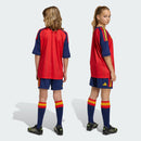 Kit Infantil Espanha 2026/27 I Vermelho, roupa de torcedor para crianças, uniforme Espanha 2026, conjunto vermelho Seleção Espanha, presente para fã de futebol, moda infantil torcedor, vestuário infantil Seleção Espanha, conjunto de futebol para meninos, uniforme de torcedor vermelho, roupas de time para crianças, coleção 2026 Seleção Espanha, conjunto esportivo infantil, presente de aniversário futebol, acessórios para fãs de futebol, compra online conjunto infantil Espanha