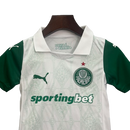 Kit Infantil Palmeiras Away 25/26 Branca