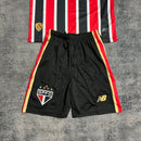 Kit Infantil São Paulo 2026/27 Listrado, compra do conjunto torcedor São Paulo, uniforme infantil São Paulo 2026, conjunto tricolor para crianças, moda infantil São Paulo FC, conjunto de torcedor para meninos, roupas de time São Paulo para crianças, conjunto de futebol infantil São Paulo, uniforme São Paulo para torcedores mirins, presente para fãs do São Paulo, conjunto São Paulo ll 2026, roupas de futebol para crianças, estilo tricolor para pequenos torcedores, uniforme oficial São Paulo FC infantil, conj