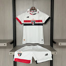 Kit Infantil São Paulo Home 24/25 Torcedor Branco