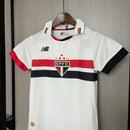 Kit Infantil São Paulo Home 24/25 Torcedor Branco