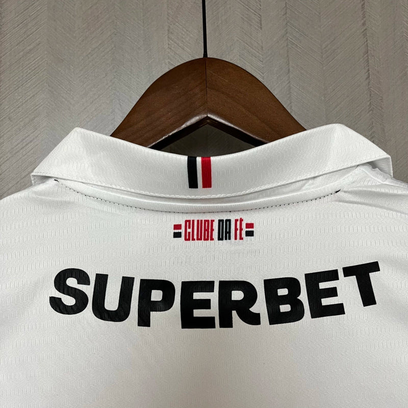 Kit Infantil São Paulo Home 24/25 Torcedor Branco