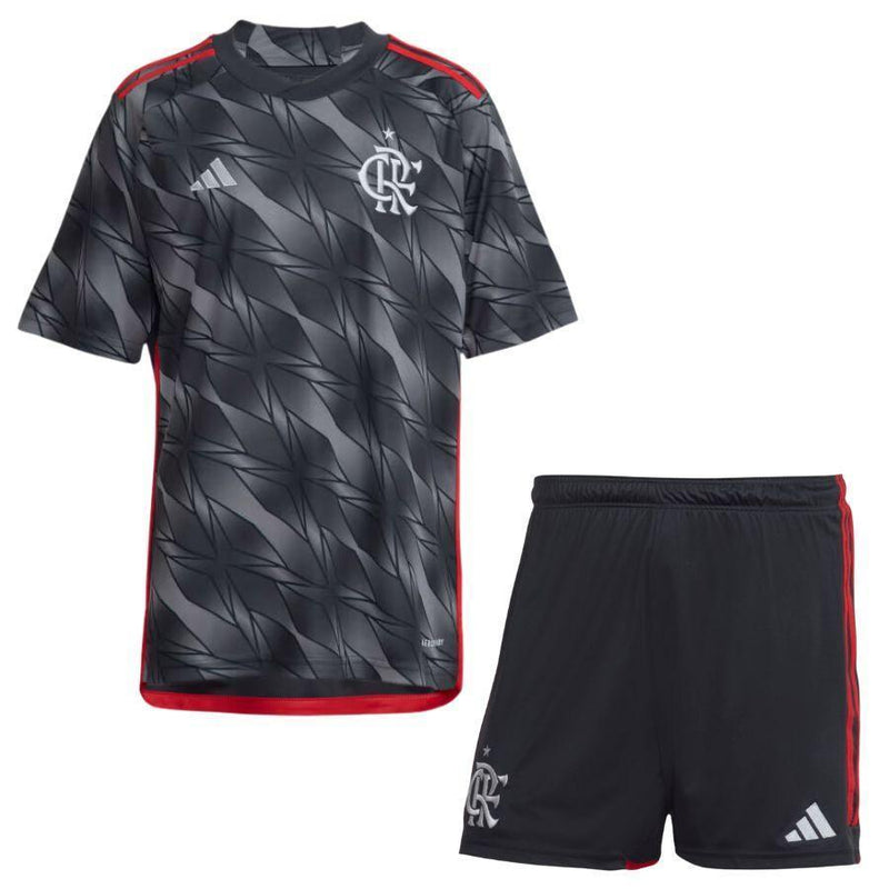 Kit infantil Mengão III 24/25 Torcedor Cinza