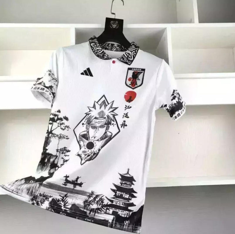 Camisa Japão Edição Especial Naruto/Pain 2024 - Torcedor Masculino Branco