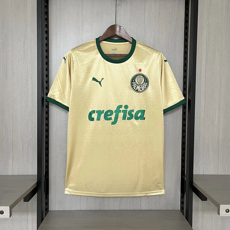 Camisa Palmeiras III 24/25 Torcedor Masculina - Dourada