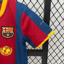 Conjunto Retrô Infantil Barcelona l 2010/11 Torcedor Grena
