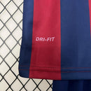 Conjunto Retrô Infantil Barcelona l 2014/15 Torcedor Grena