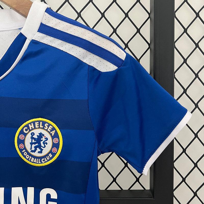 Conjunto Retrô Infantil Chelsea l 2012/13 Torcedor Azul