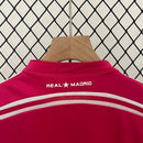 Conjunto Retrô Infantil Real Madrid ll 2014/15 Vermelho Modelo Torcedor