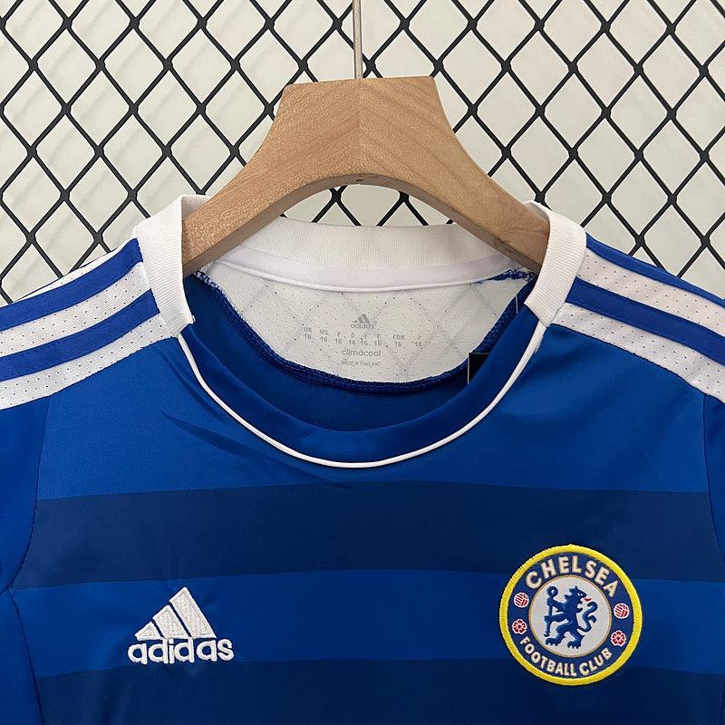 Conjunto Retrô Infantil Chelsea l 2012/13 Torcedor Azul