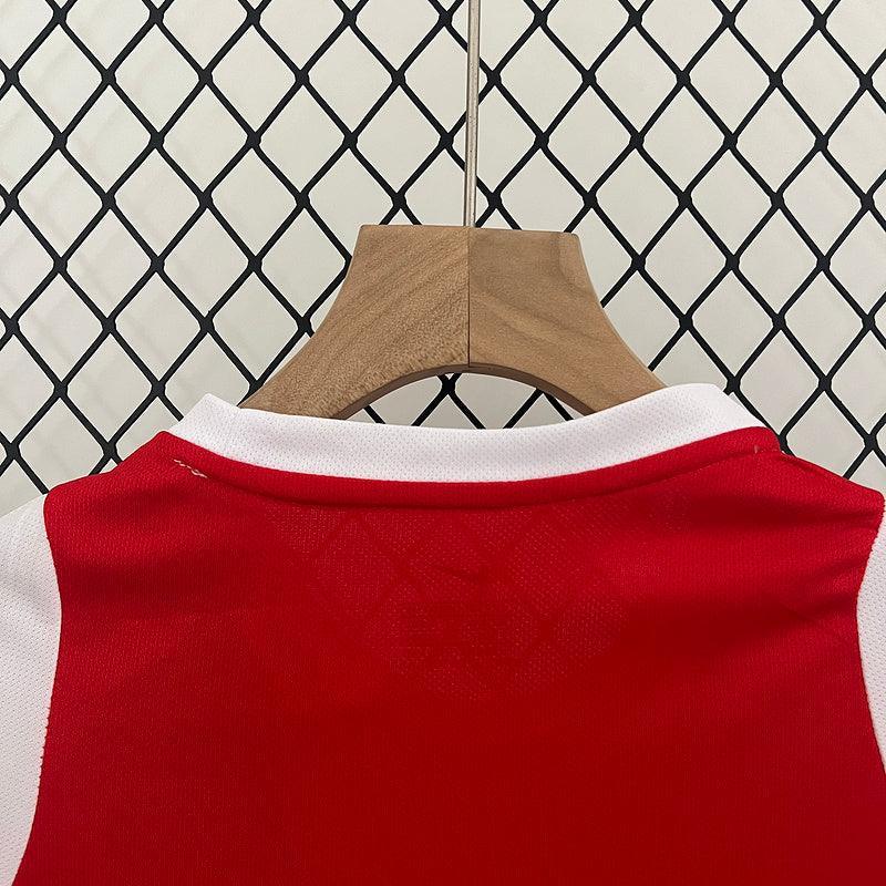 Conjunto Retrô Infantil Arsenal l 02/04 Torcedor Vermelho