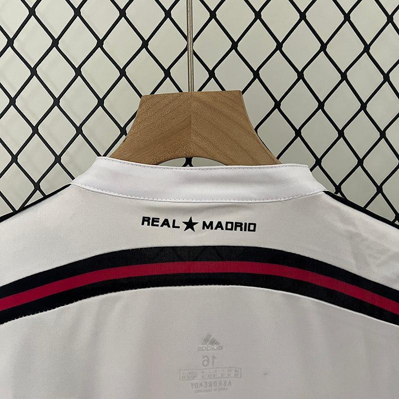 Conjunto Retrô Infantil Real Madrid l 2014/15 Branco Modelo Torcedor