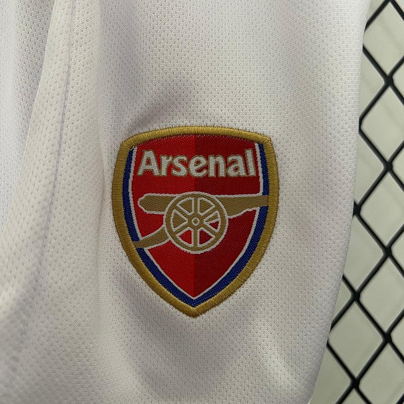 Conjunto Retrô Infantil Arsenal l 02/04 Torcedor Vermelho