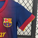 Conjunto Retrô Infantil Barcelona l 2012/13 Torcedor Grena