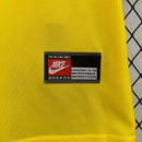 Conjunto Retrô Infantil Seleção Brasil l 1998 Amarelo Modelo Torcedor