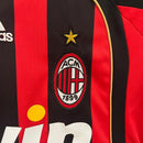 Conjunto Retrô Infantil Milan l 2006/07 Torcedor Rubronegra
