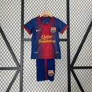 Conjunto Retrô Infantil Barcelona l 2012/13 Torcedor Grena
