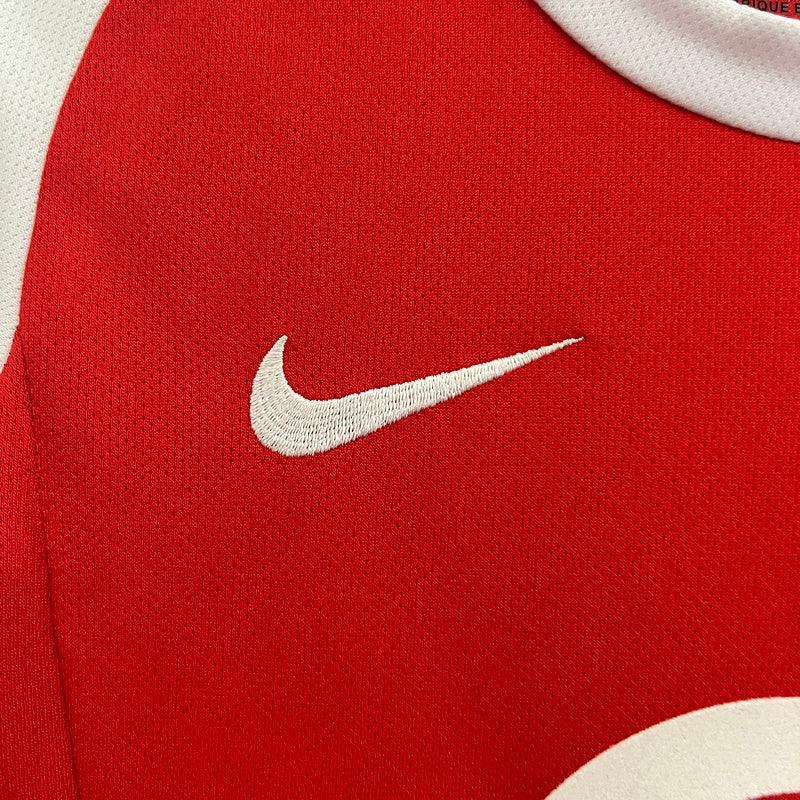 Conjunto Retrô Infantil Arsenal l 02/04 Torcedor Vermelho