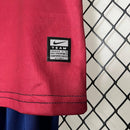 Conjunto Retrô Infantil Barcelona l 2008/09 Torcedor Grena