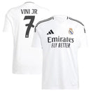 Camisa Real Madrid I Home 24/25 Vini JR. 7 Torcedor Adidas - Branca