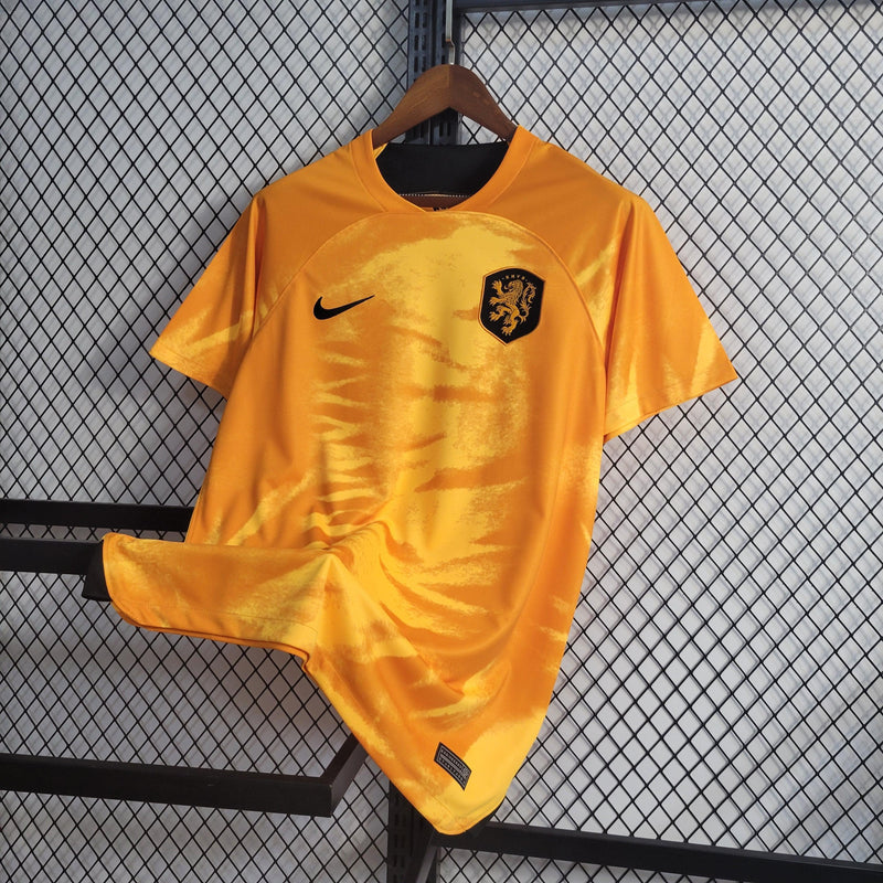 CAMISA DA SELEÇÃO DA HOLANDA 22/23 LARANJA